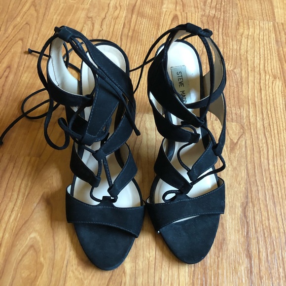 Steve Madden Sandalia Lace Up Heels - Picture 5 of 7